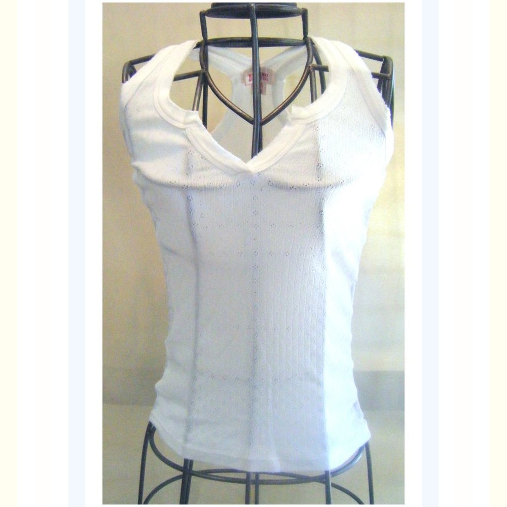 Mossimo White Tank Top Size XS